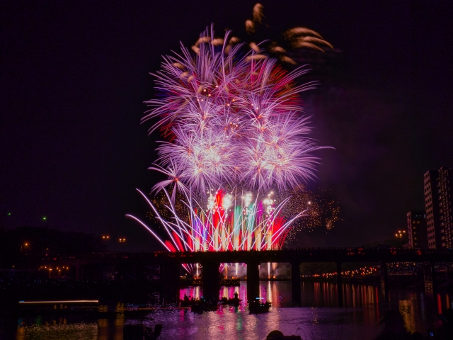 岡崎の花火